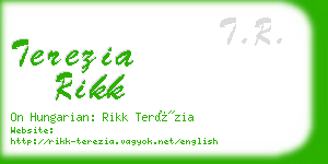 terezia rikk business card